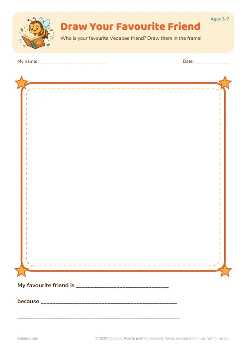 Preview of Draw Your Favourite Friend